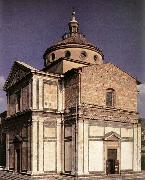 SANGALLO, Giuliano da Exterior of the church begun oil painting reproduction